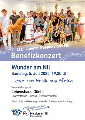 Jubiläums-Gospelkonzert «Wunder am Nil»