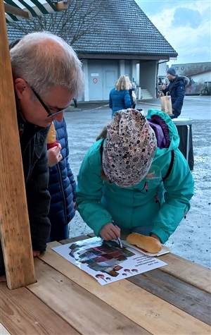 Wei viele Päckli sind es wohl? Eine schwierige Frage ...